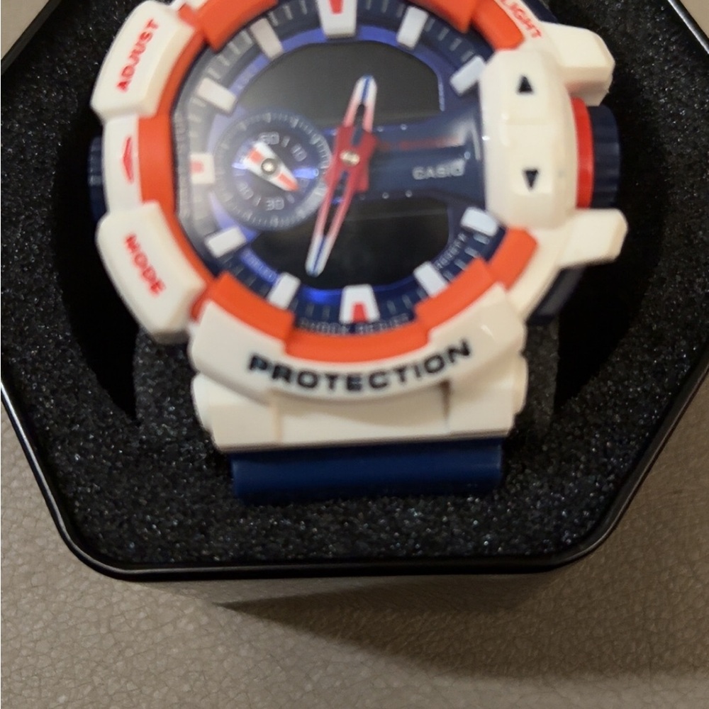 Casio Red and Blue Men's Watch